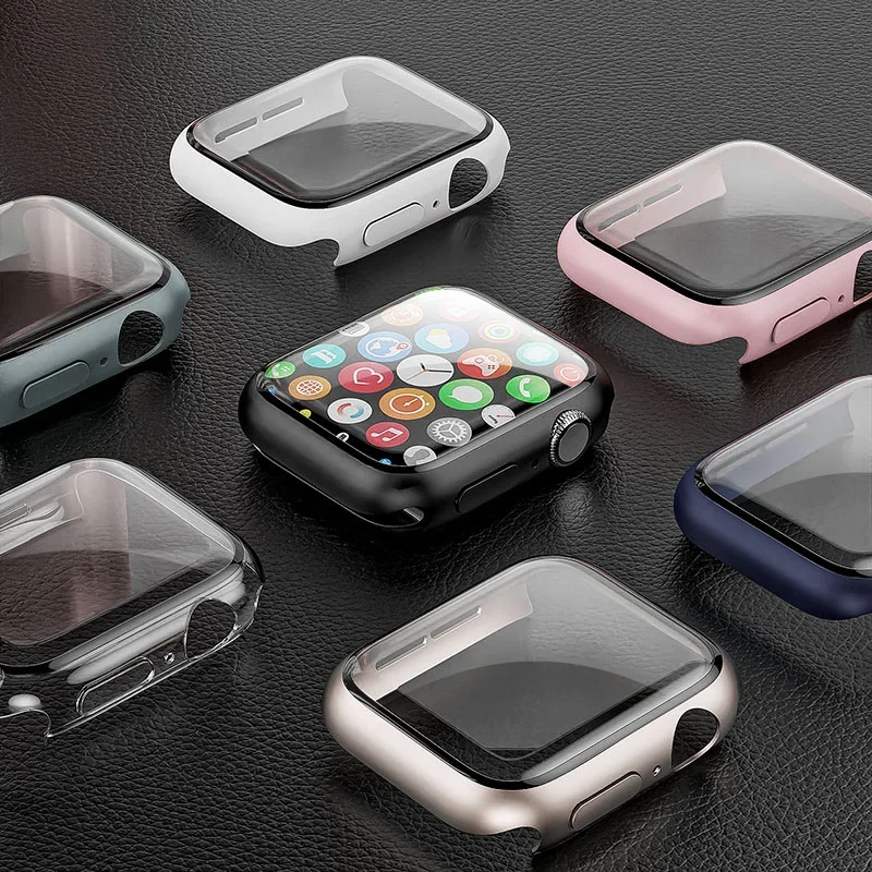 Tempered Glass+cover For Apple - đánh giá và giá Iwatch Smartwatch Series 7