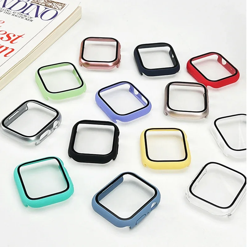 Tempered Glass+cover For Apple - đánh giá và giá Iwatch Smartwatch Series 7