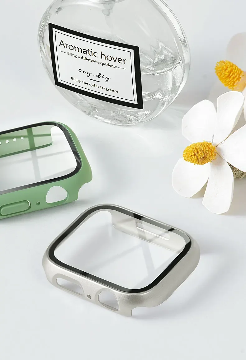 Tempered Glass+cover For Apple - đánh giá và giá Iwatch Smartwatch Series 7