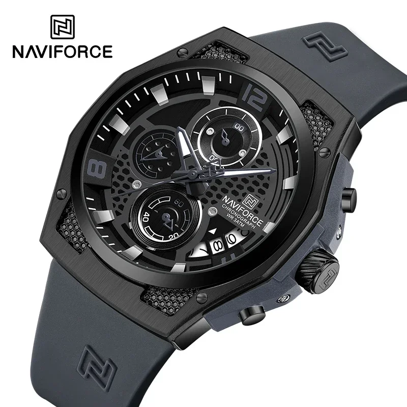 NAVIFORCE NF8051T  Luxury Desi - đánh giá và giá Silicone Sport Band