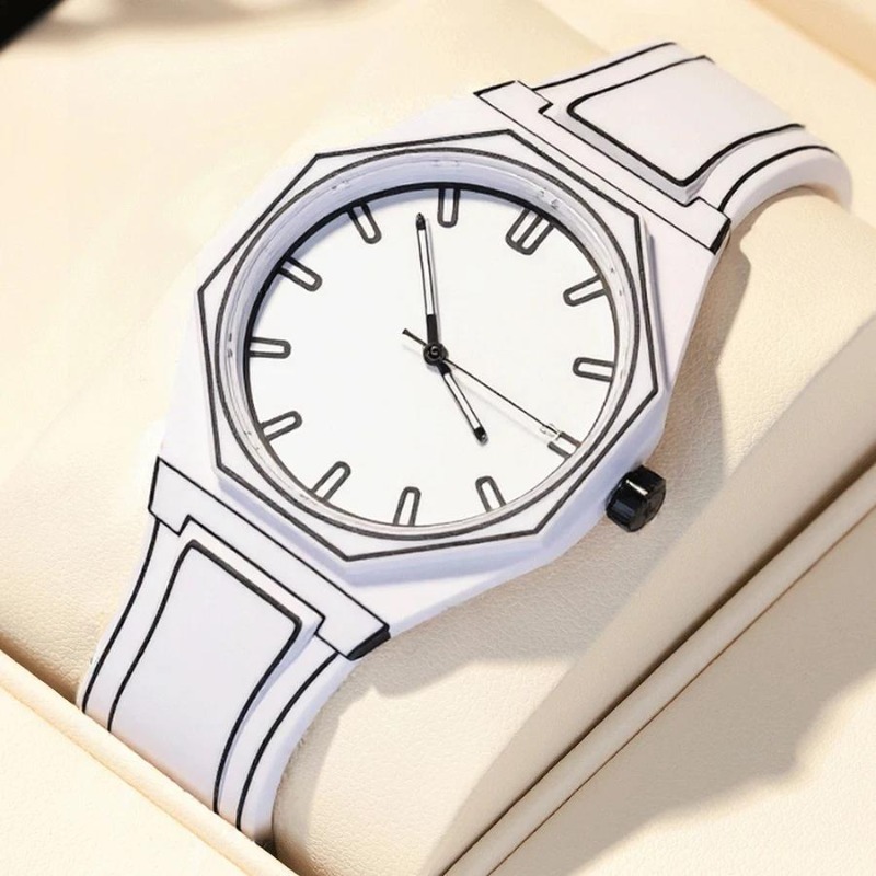 New Fashion Quartz Watches for - đánh giá và giá Silicone Sport Band