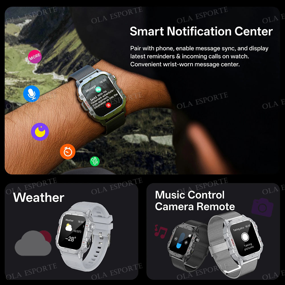 2026 Rugged Military Smart Wat - đánh giá và giá Smartwatch Rugged Watches For Men