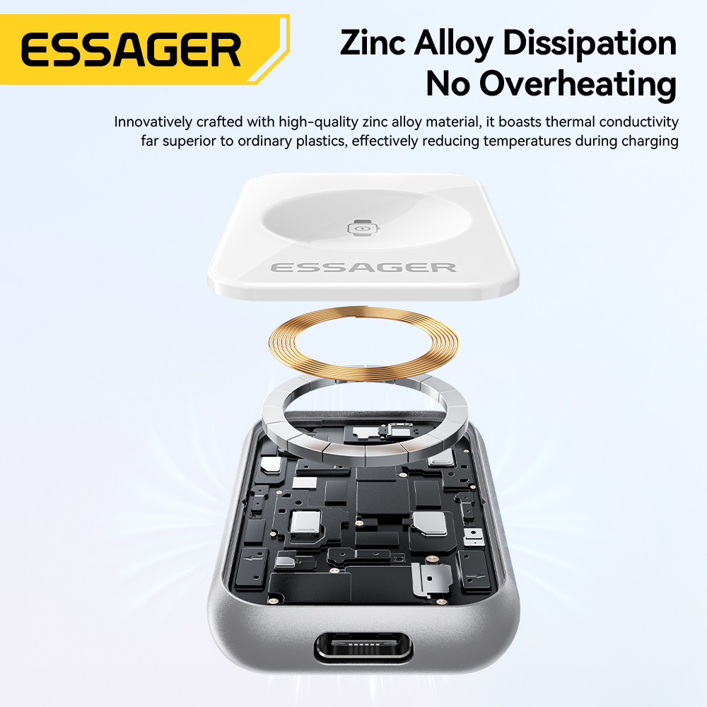 Essager 5W Magnetic Wireless C - đánh giá và giá Iwatch Smartwatch Series 7