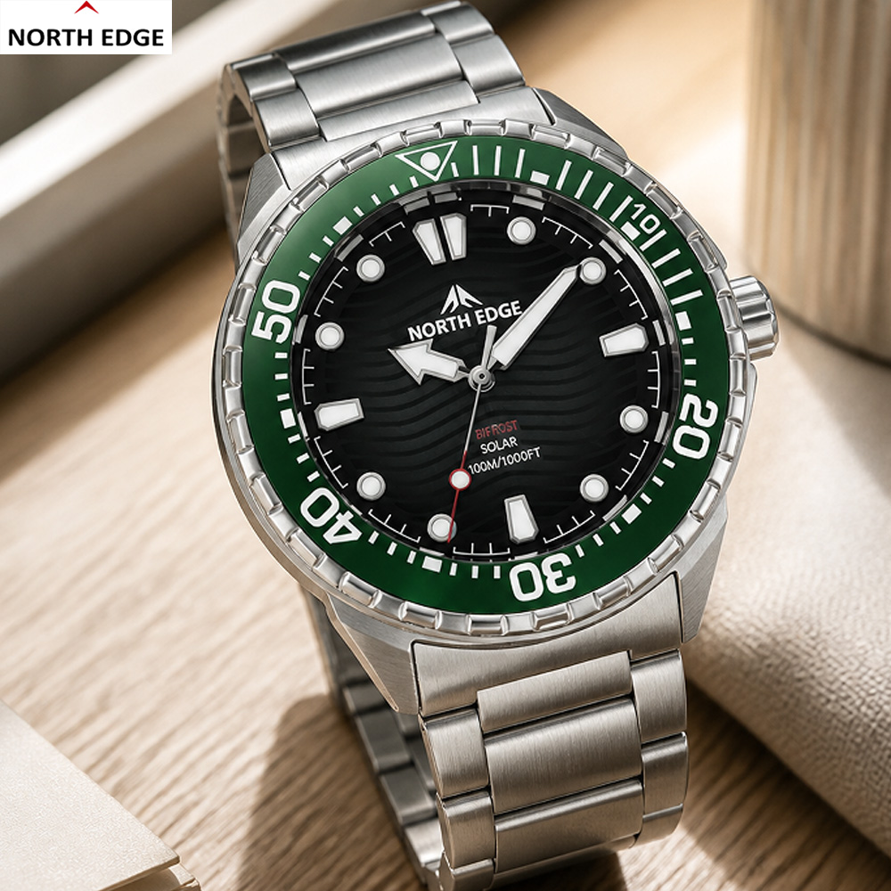 NORTH EDGE TRITON Outdoor Mili - đánh giá và giá Altimeter Compass Watch