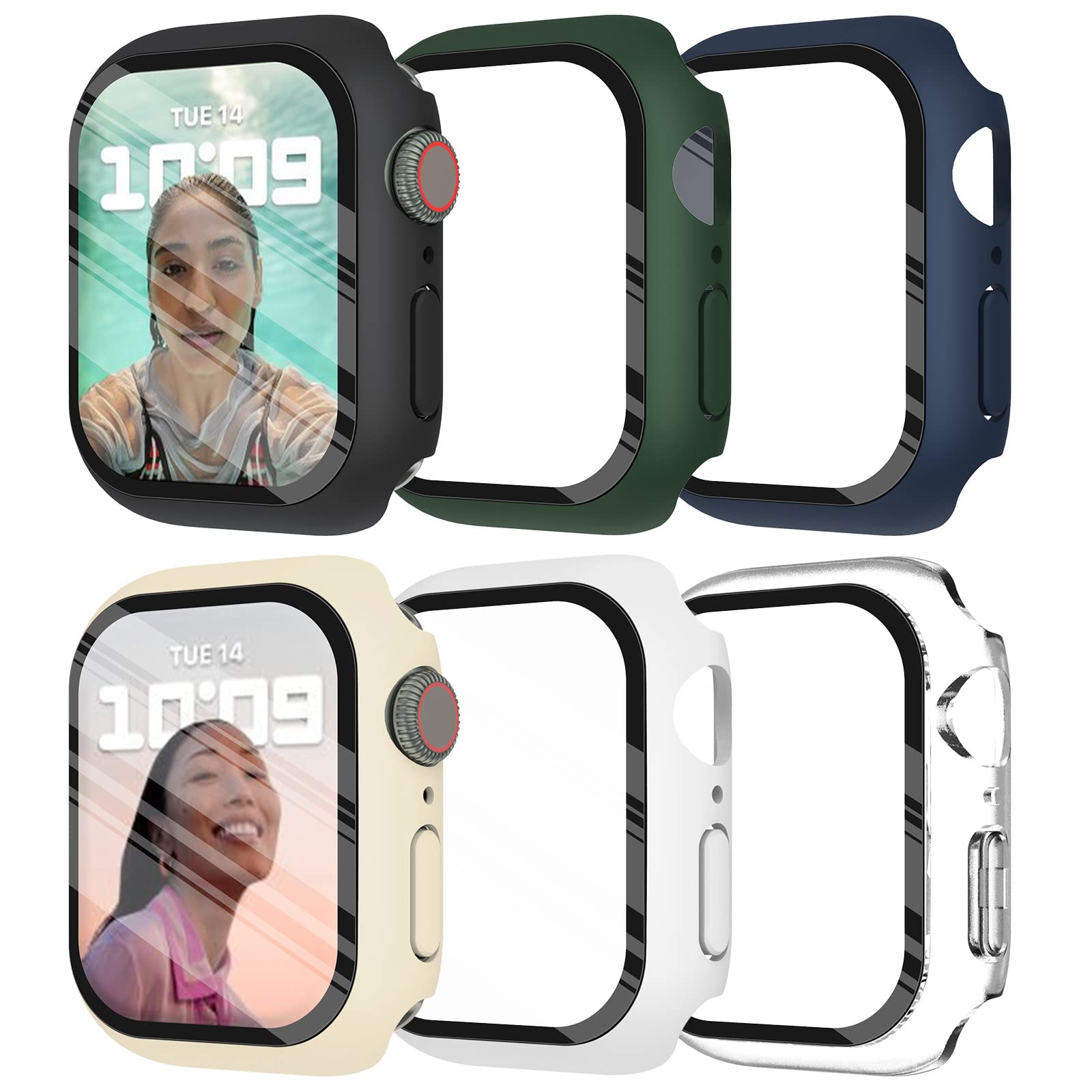 Tempered Glass+cover For Apple - đánh giá và giá Iwatch Smartwatch Series 7