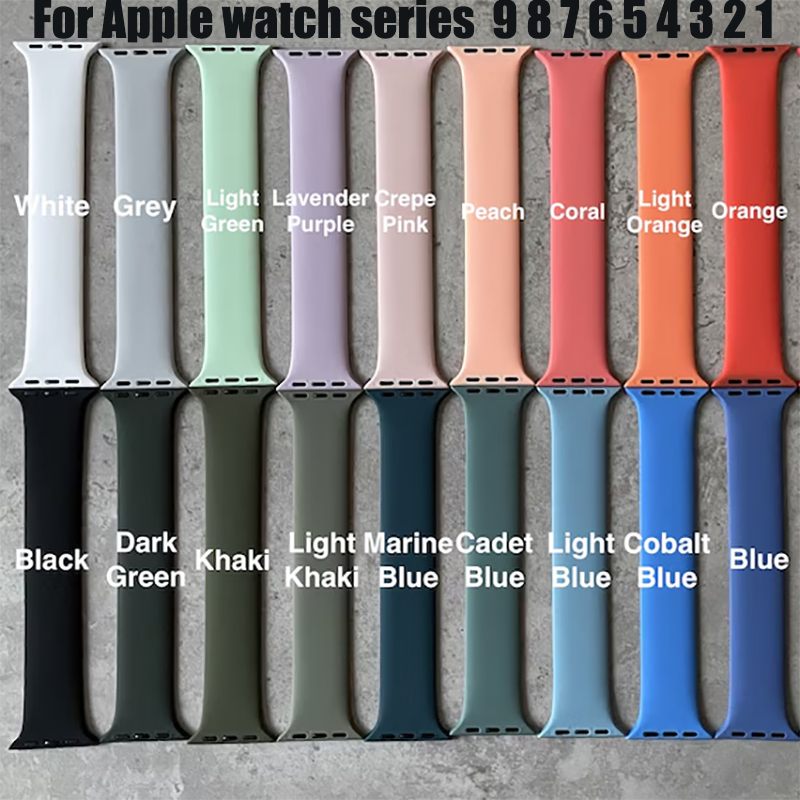 Solo Loop silicone for apple W - đánh giá và giá Silicone Sport Band