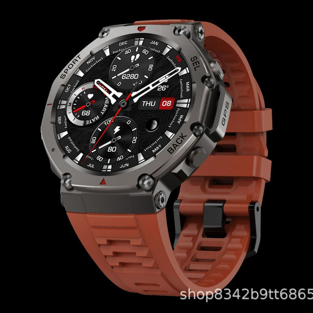DM58 Smart Watch, AMOLED Displ - đánh giá và giá Altimeter Compass Watch