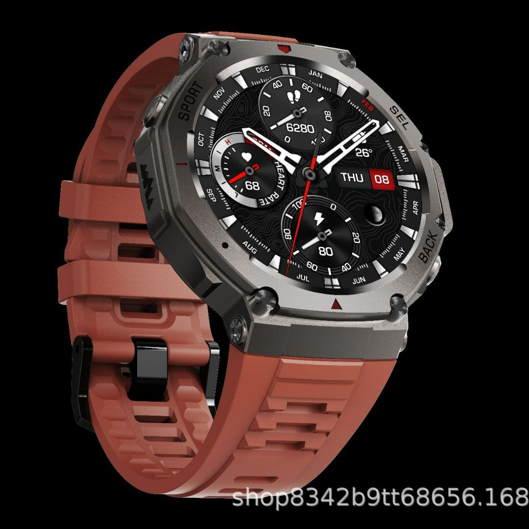 DM58 Smart Watch, AMOLED Displ - đánh giá và giá Altimeter Compass Watch