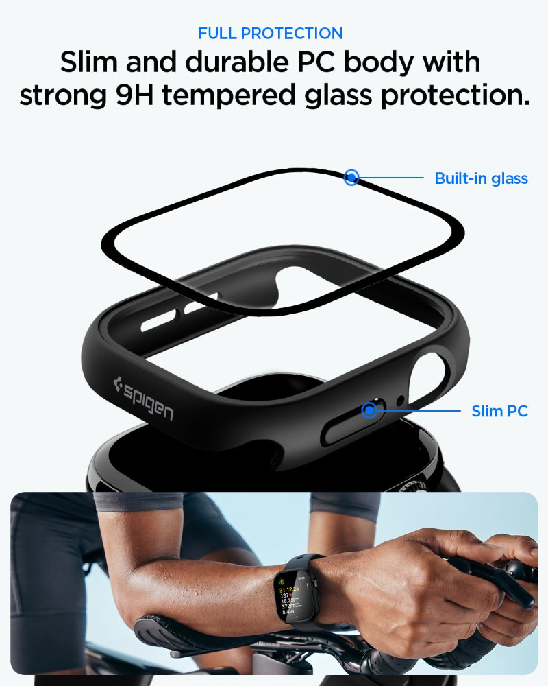 Tempered Glass+Case For Apple  - đánh giá và giá Iwatch Smartwatch Series 7
