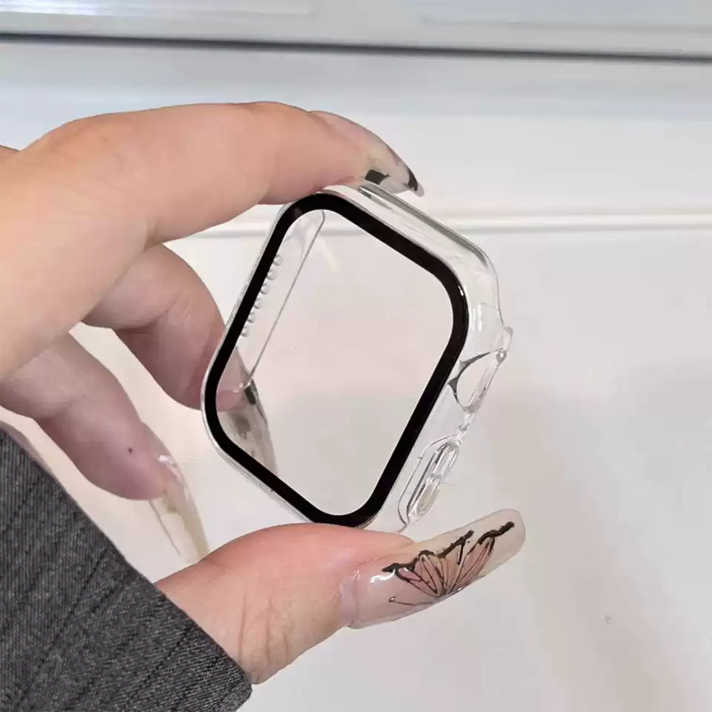 Glass+Case For Apple Watch 44m - đánh giá và giá Iwatch Smartwatch Series 7