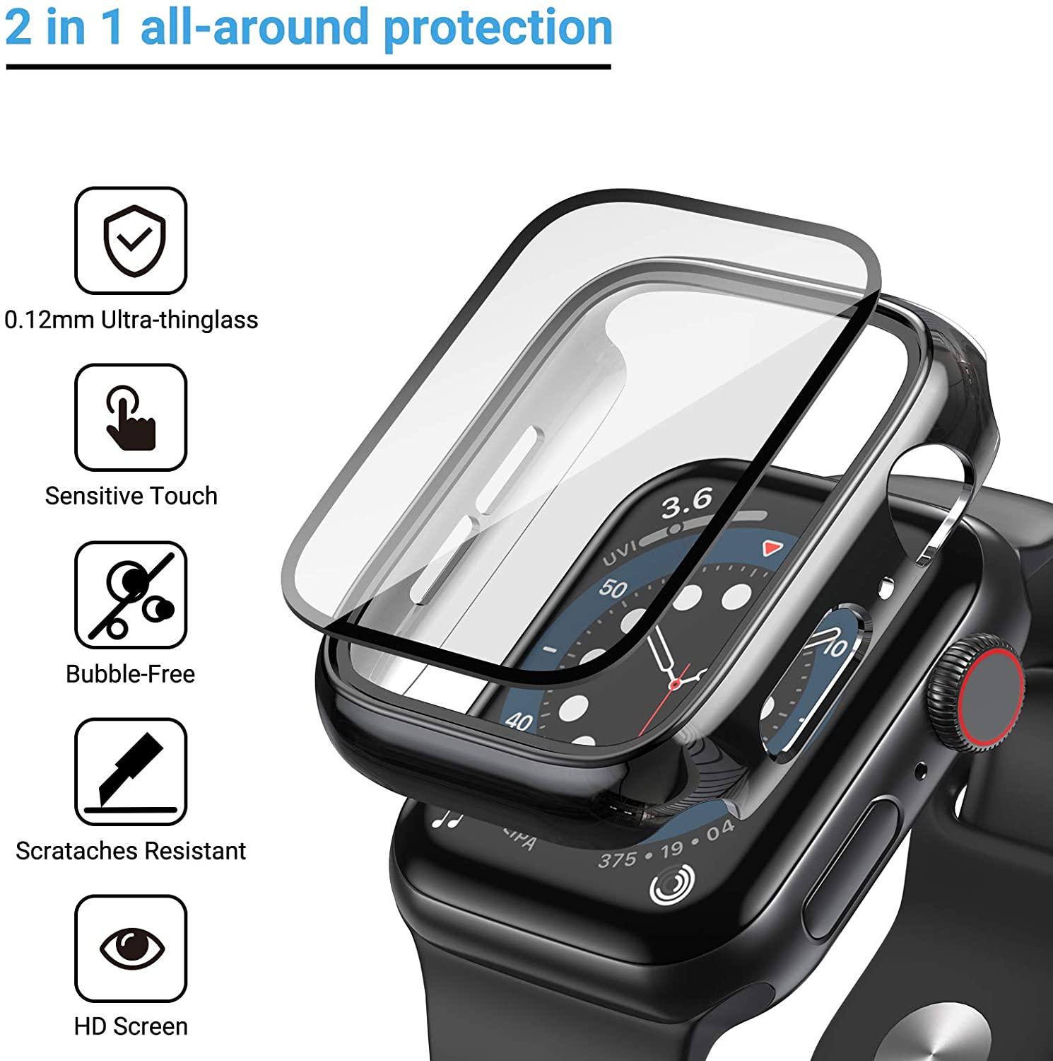 Kính Dành Cho Đồng Hồ Apple Ốp - đánh giá và giá Iwatch Smartwatch Series 7