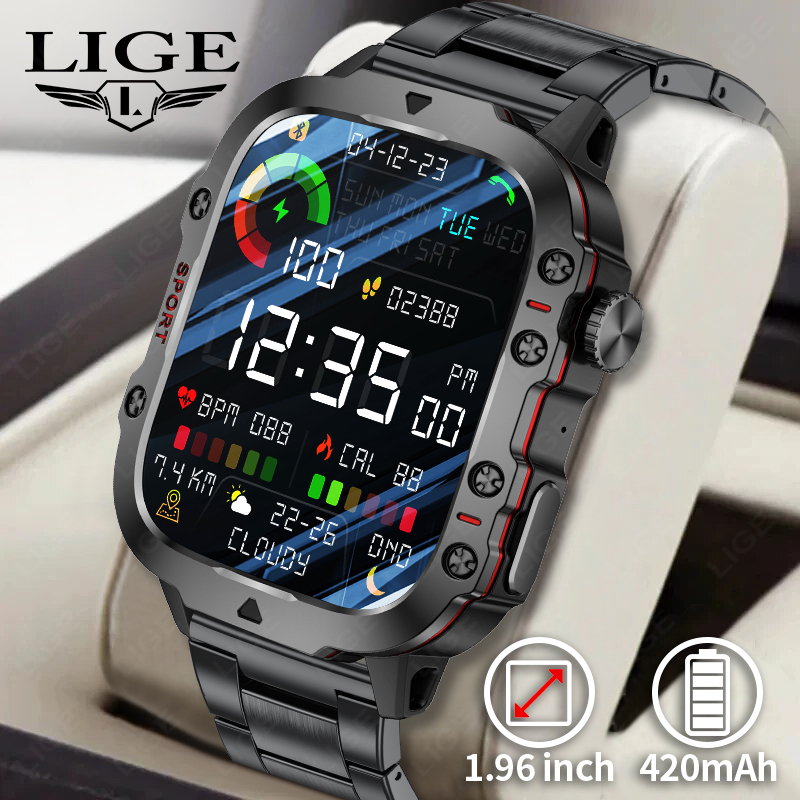 2026 Rugged Military Fitness S - đánh giá và giá Smartwatch Rugged Watches For Men