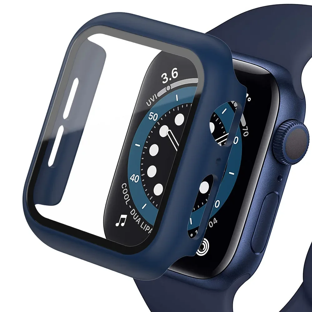 Tempered Glass+cover For Apple - đánh giá và giá Iwatch Smartwatch Series 7