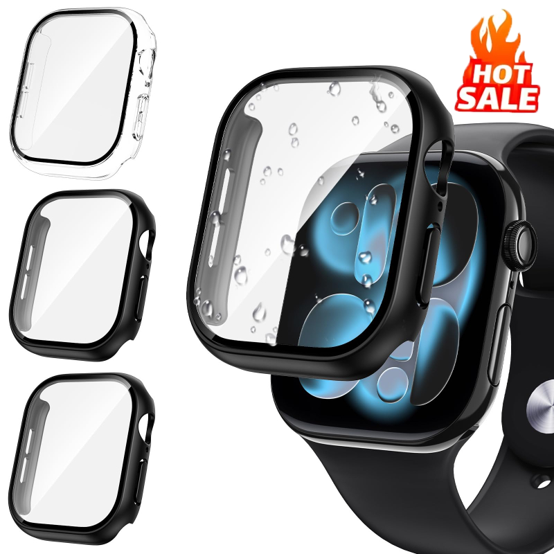 3pcs Glass+Cover For Apple Wat - đánh giá và giá Iwatch Smartwatch Series 7