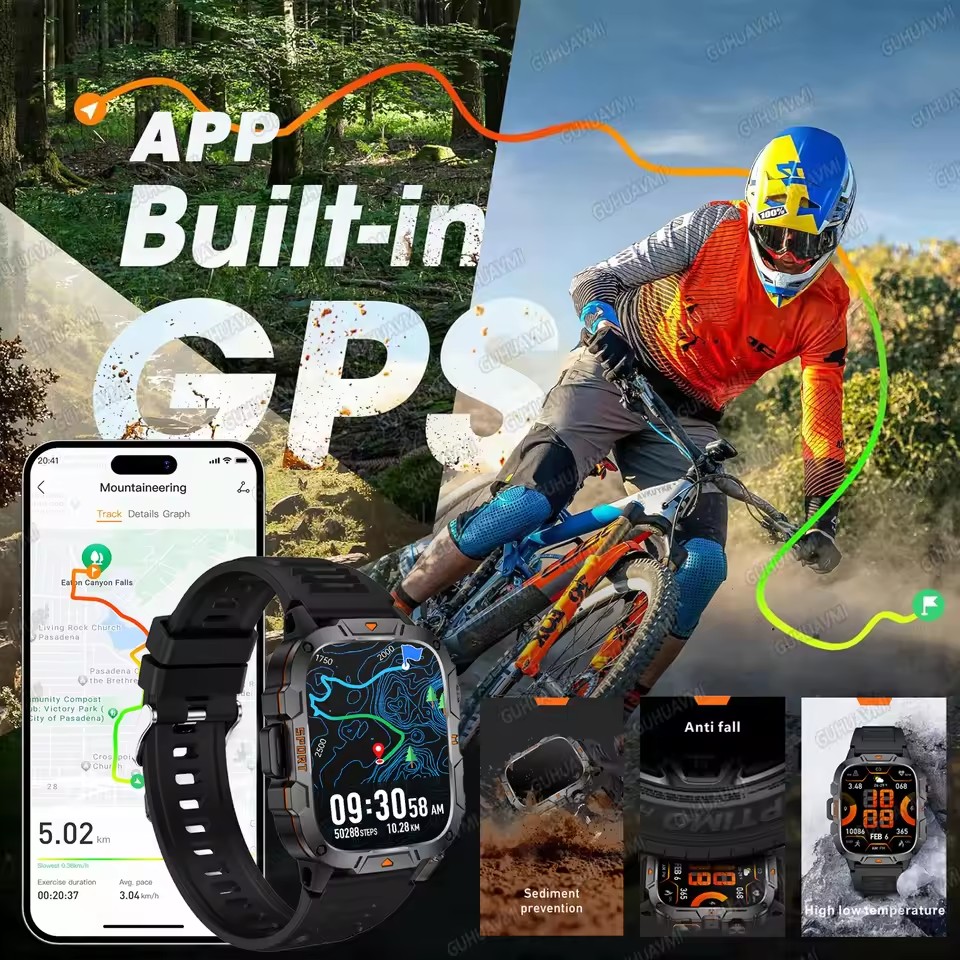 New Rugged Military Outdoor GP - đánh giá và giá Smartwatch Rugged Watches For Men