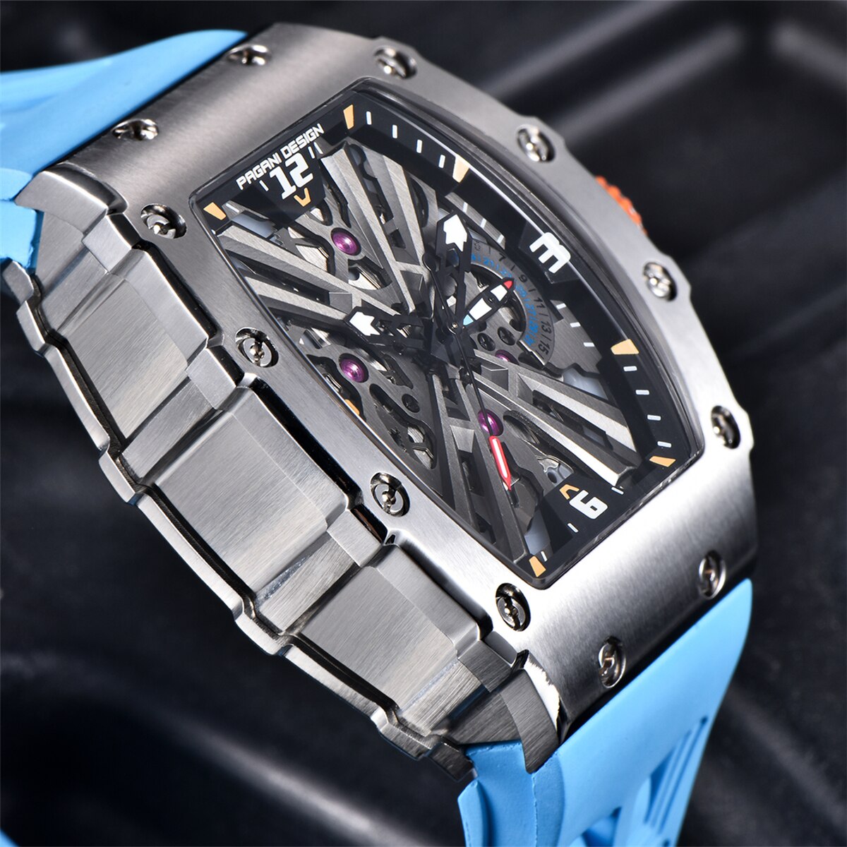 2026 New PAGANI DESIGN Men's Q - đánh giá và giá Skeleton Mechanical Watch
