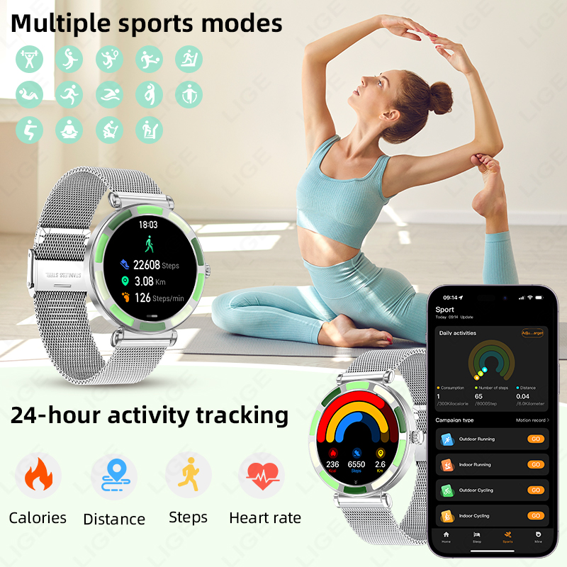 LIGE Luxury Women Smart Watche - đánh giá và giá Smartwatch Luxury Watches For Women
