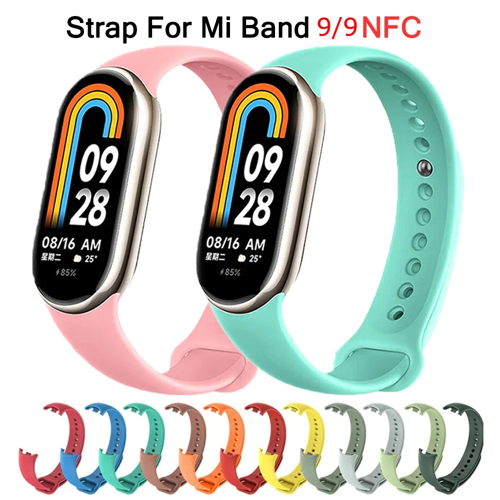 Strap for Xiaomi Mi Band 9/9 N - đánh giá và giá Silicone Sport Band