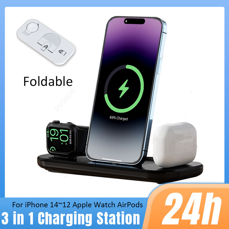 3 in 1 Wireless Charger Stand  - đánh giá và giá Watch Xs8