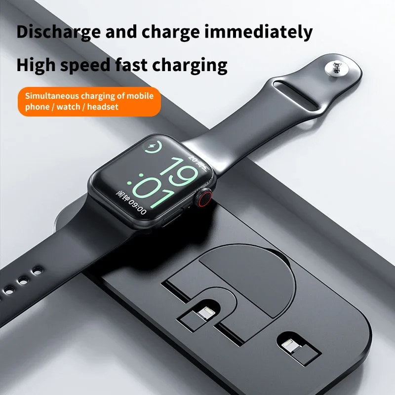 3 in 1 Wireless Charger Stand  - đánh giá và giá Watch Xs8