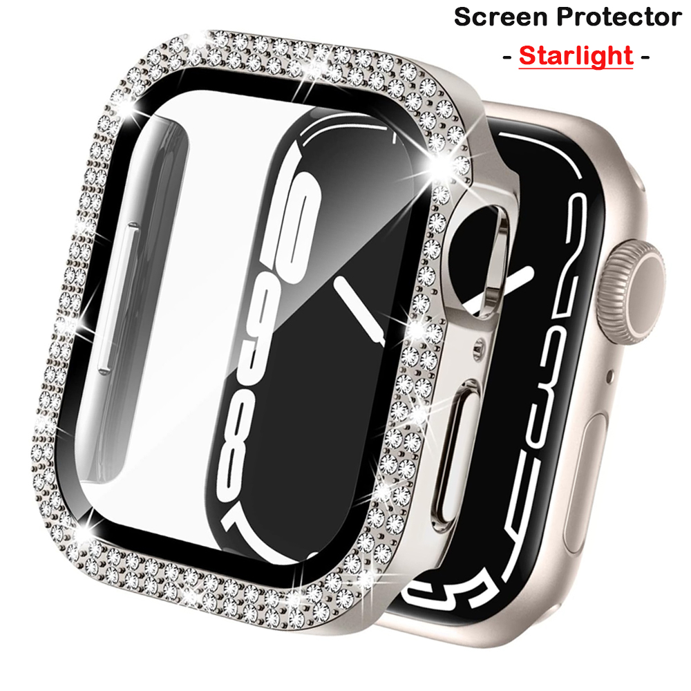 Diamond Cover For Apple watch  - đánh giá và giá Iwatch Smartwatch Series 7