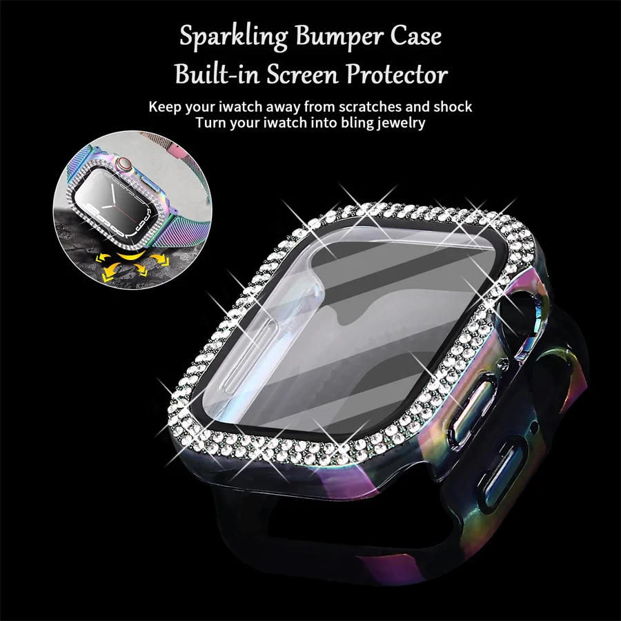 Diamond Cover For Apple watch  - đánh giá và giá Iwatch Smartwatch Series 7