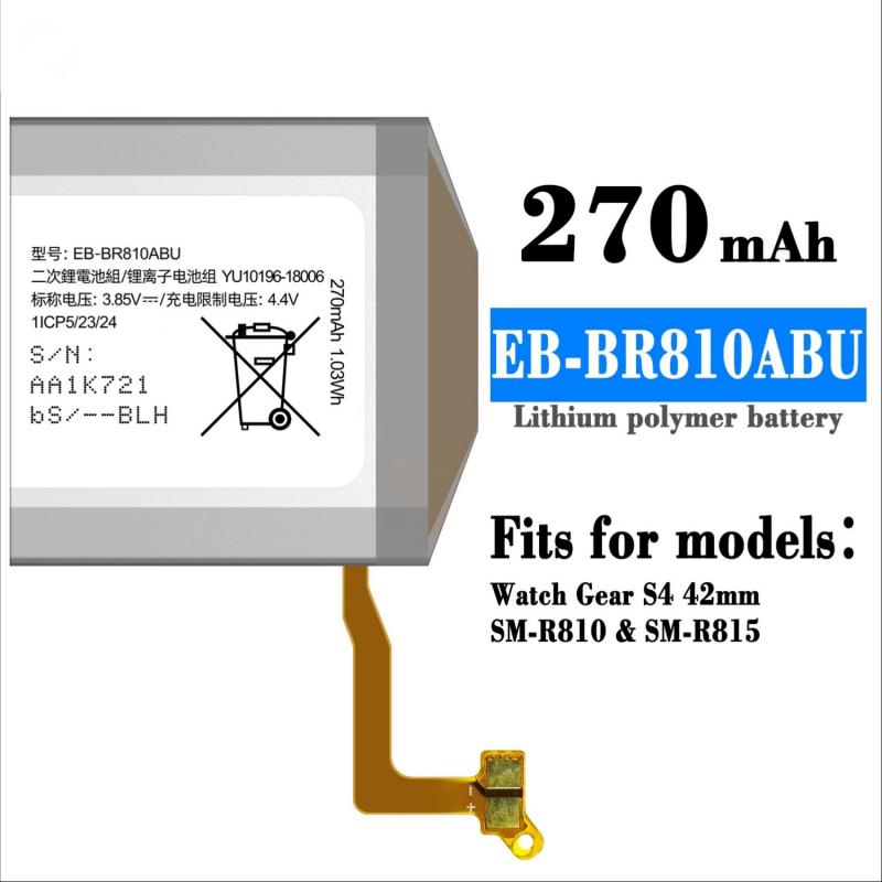 EB-BR810ABU 3.85V 270mAh Recha - đánh giá và giá Watch R815