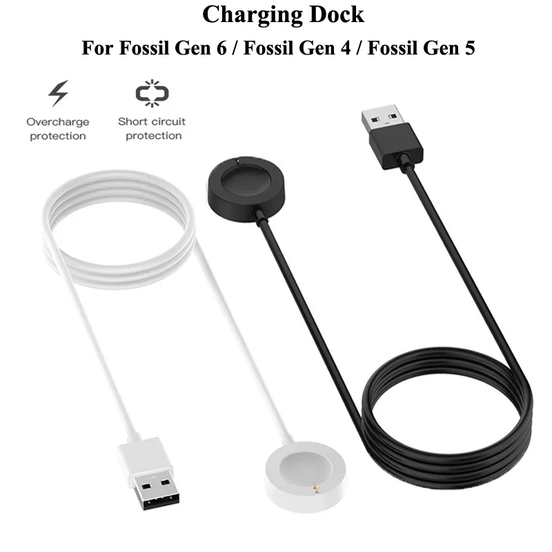1M USB Magnetic Fast Charger D - đánh giá và giá Fossil Watches Smartwatch Gen 6