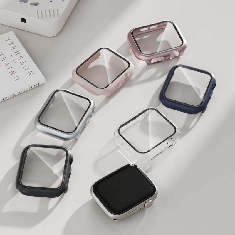 2PCS Tempered Glass+Case For A - đánh giá và giá Iwatch Smartwatch Series 7