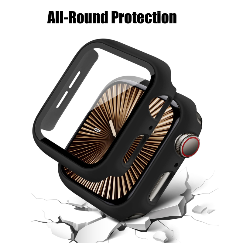2PCS Tempered Glass+Case For A - đánh giá và giá Iwatch Smartwatch Series 7